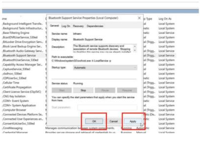 Enable Bluetooth Support Service Step_5