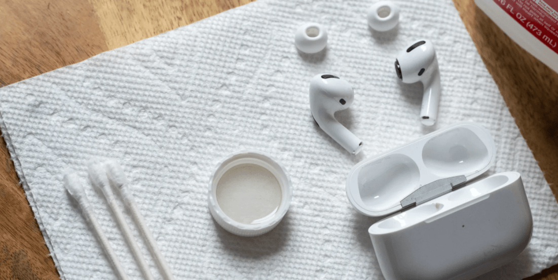 Clean your airpods