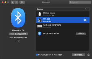 Any Poly headset will show on your device as “PLT” followed by the model number