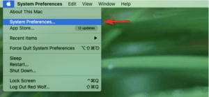 Head to System Preferences and open the Sound panel