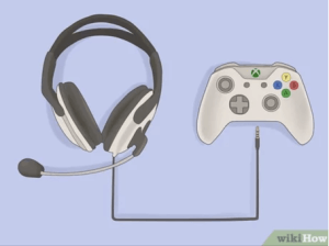 Plug one end of your audio cable into the PS4 and the other into your headset