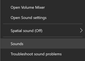 Sound Settings