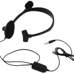 A headset with a single jack