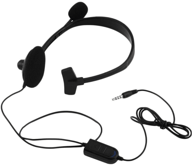 A headset with a single jack