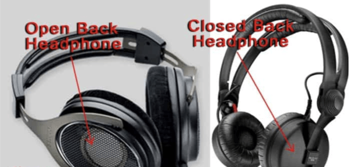 Closed-back vs open-back headphones