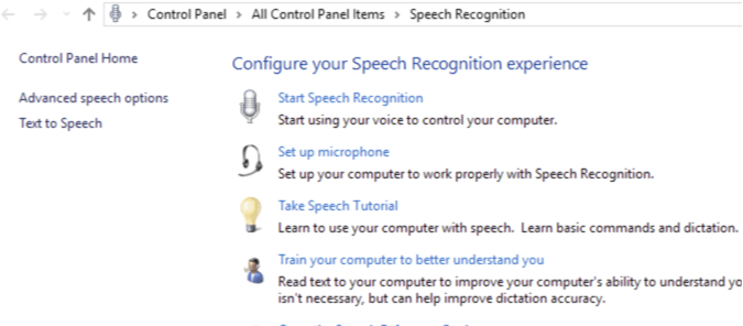 If you're not sure which device to choose, click the Set Up Microphone button. The Window then searches for your device on its own
