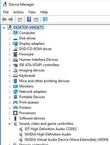 Select Device Manager