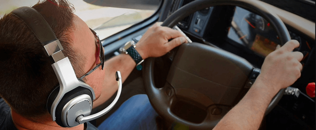 wear headphones while driving